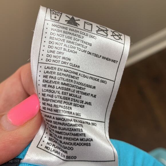 Nike Dri-Fit Sky Blue Dual Slit Skort - Picture 4 of 7